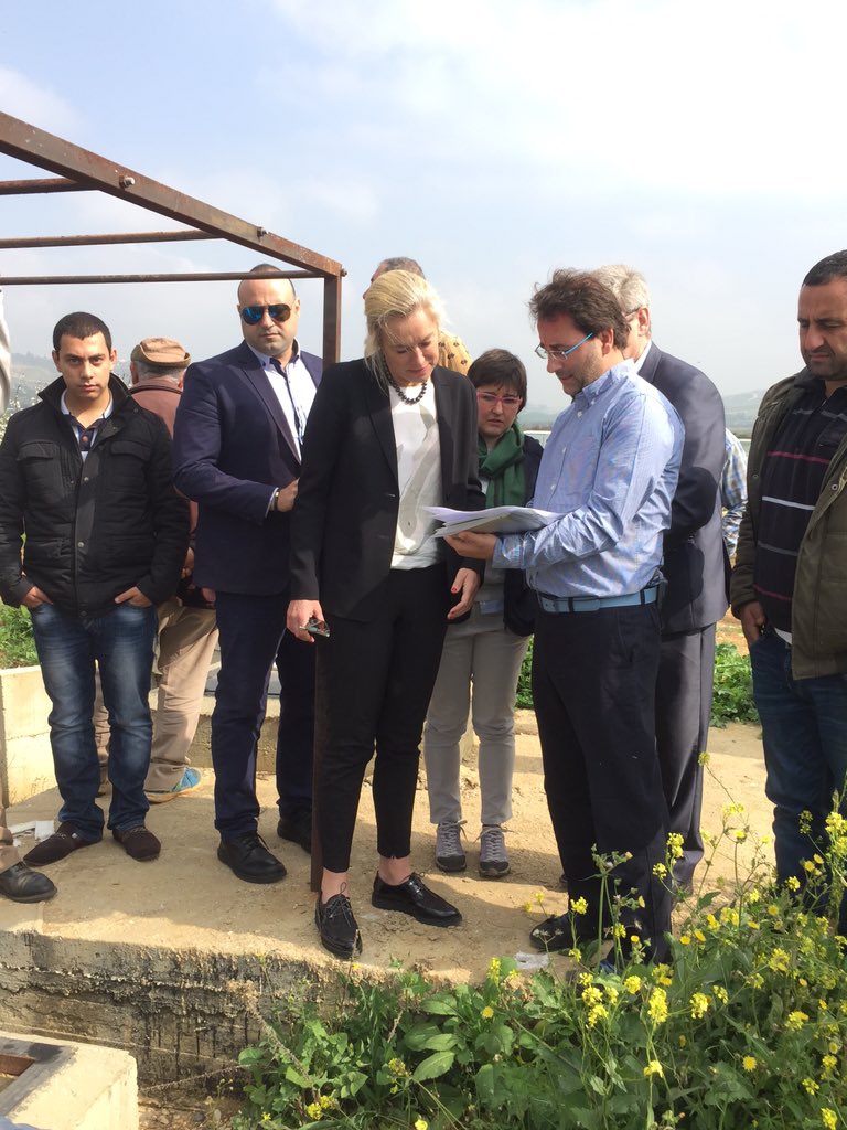 rahaljihan's tweet photo. @SigridKaag @UNSCOL visiting @Fao @FondazioneAVSI #agri #project in #Marjayoun #plain #farmer https://t.co/bmiNrVBG5w