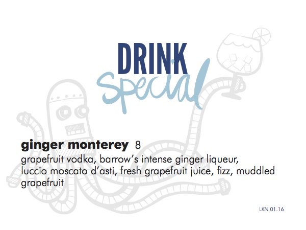 #LiveINTENSELY at <a href="/BlueSushiLNK/">Blue Sushi Sake Gril</a> with their #Ginger Monterey cocktail made with our #INTENSEginger &amp; @finlandiavodka!
