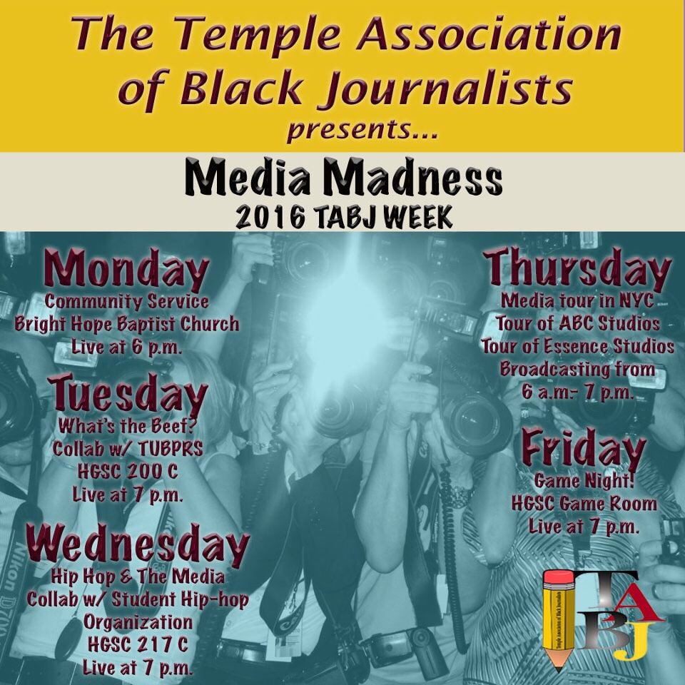 TempleTABJ's tweet photo. #TABJ Week starts next week! Will you be there? 👀 https://t.co/pRt6BSRXFv