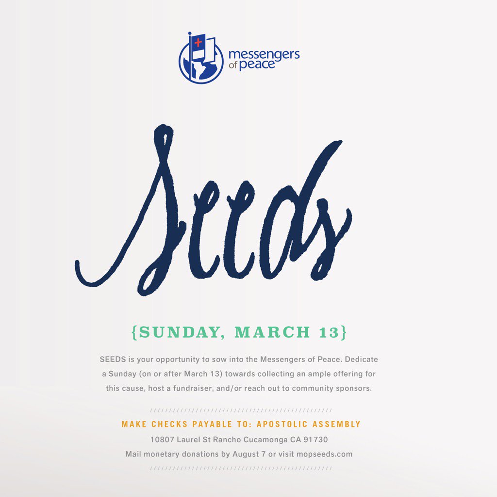 idcnmop's tweet photo. We encourage every local church from our IDCN MOP to host a local seeds service. Where a seed is planted, it grows. https://t.co/1HkGOLL7YA