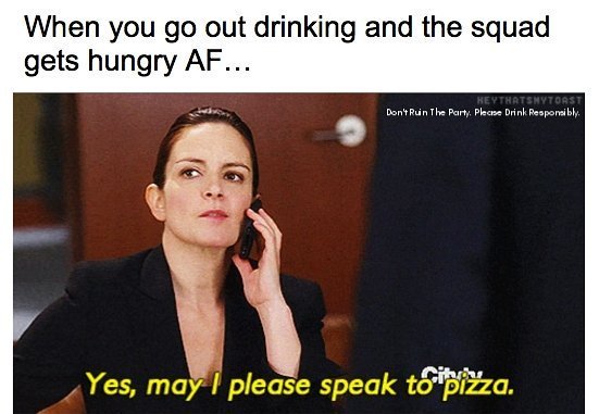 BeatboxBevs's tweet photo. What's the point of going out if you're not going to eat a weeks worth of food before the night's over? 🍕 #PieceByP… https://t.co/PggtSs8bc6