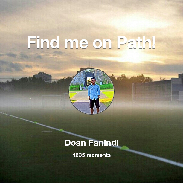 I've shared 1,235 memories with my friends on #Path - see them now at path.com! #thepersonalnetwork