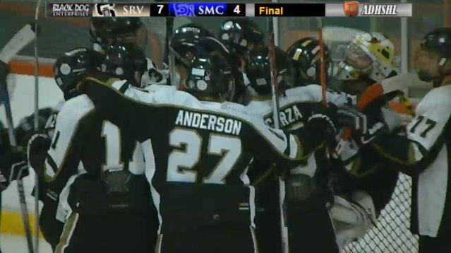 #10 <a href="/ServiteHockey/">Servite Hockey</a> with the big 7-4 upset win over #2 SMC! Next: #11 <a href="/ChinoValleyHcky/">Chino Valley Flames</a> v #3 <a href="/EdisonIceHockey/">Chargers</a>!