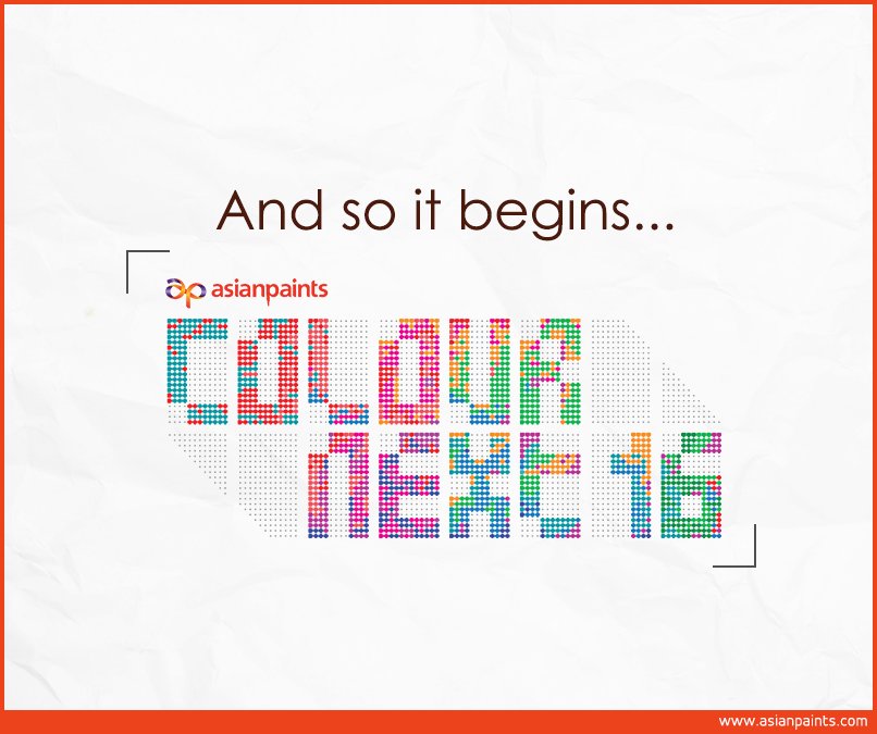 asianpaints's tweet photo. Stay with us all day to find out the latest trends in colours and explore their true meaning! #ColourNext2016 https://t.co/O1htXmchCU
