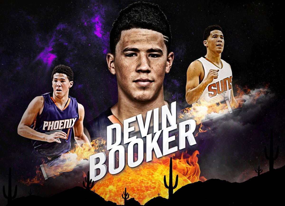 ESPNNBA's tweet photo. Devin Booker scores team-high 32 Pts in loss to Knicks. He's averaging 22 ppg, 5 apg in March. https://t.co/k37WCFLvlK