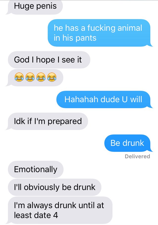 MissBlueBalls's tweet photo. "Drunk until at least til date 4." https://t.co/URSxg3zHAv