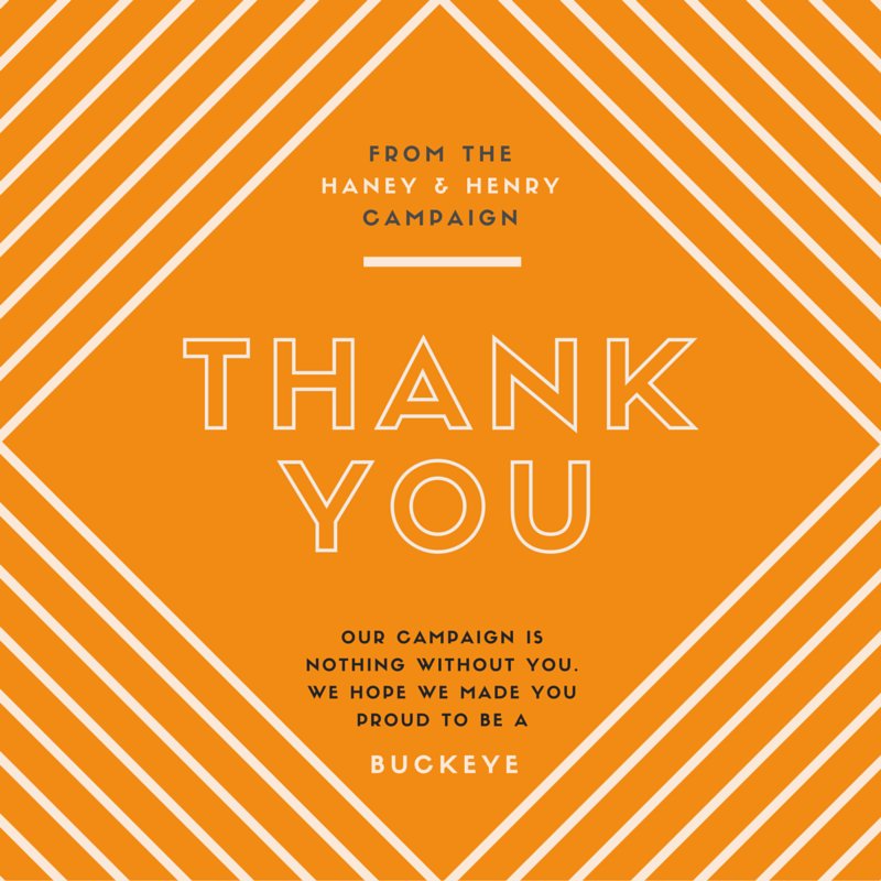 UnitedOSU's tweet photo. THANK YOU for your support these past few days! No matter the results, we won't stop fighting for you! #TogetherOSU https://t.co/Hzuf458LRB