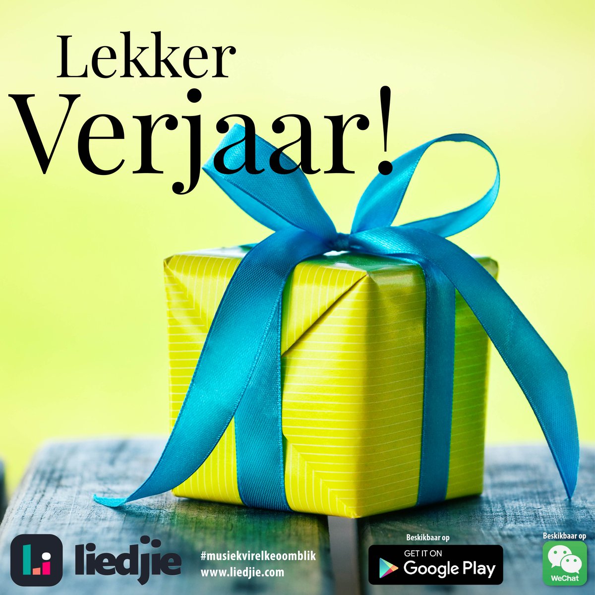 LiedjieMusiek's tweet photo. Lekker Verjaar! @RickyFaber @VonkMusiek https://t.co/chEPJahAXh