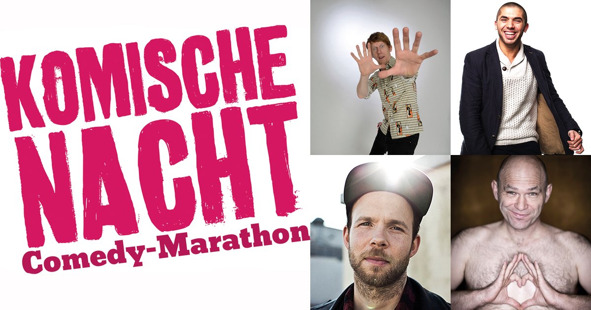 #Gewinnspiel Wir verlosen Karten für die #KomischeNacht in #Kassel am 23. März bit.ly/Komik2303 (mic) https://t.co/gfUqVgEtnS