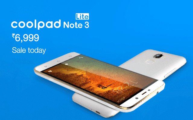 Smartprix's tweet image. #Coolpad #Note3Lite Sale Starts @ 2PM Exclusively on @amazon Don&apos;t miss your chance!! goo.gl/UBfajy