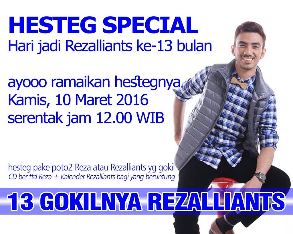 amelialuana7's tweet photo. Terkadang tanpa disadari apapun bisa buat @DA2_Reza walau bertengkar ma mantan pacar hahaaa
13 GOKILNYA REZALLIANTS https://t.co/21V1Dl16Bp