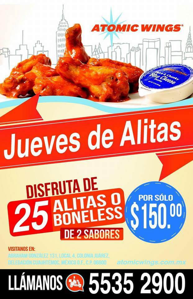 atomicwingsmx's tweet image. Ya quiero que sea jueves!!!