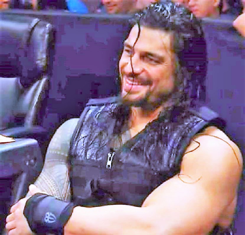 LeeshaNDessy's tweet photo. #Roman #SmileThatHoldtheEmpire #ComeBackSoonChamp @WWERomanReigns @romanreigns568 @shady926 https://t.co/4CKqEB59MD