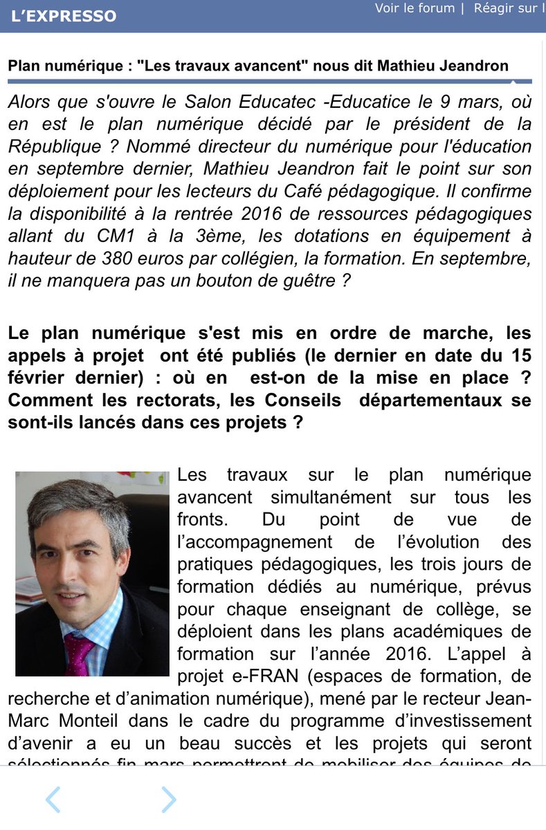 RICHARDpatrick_'s tweet image. @bertrandformet @JeandronMathieu @brunodev @cafepedagogique Le basculement vers un
#BigDataÉducation en action 👍