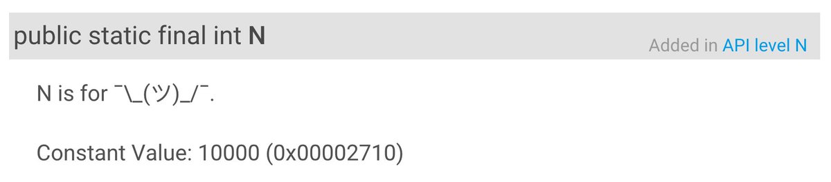 N is for ¯\_(ツ)_/¯.