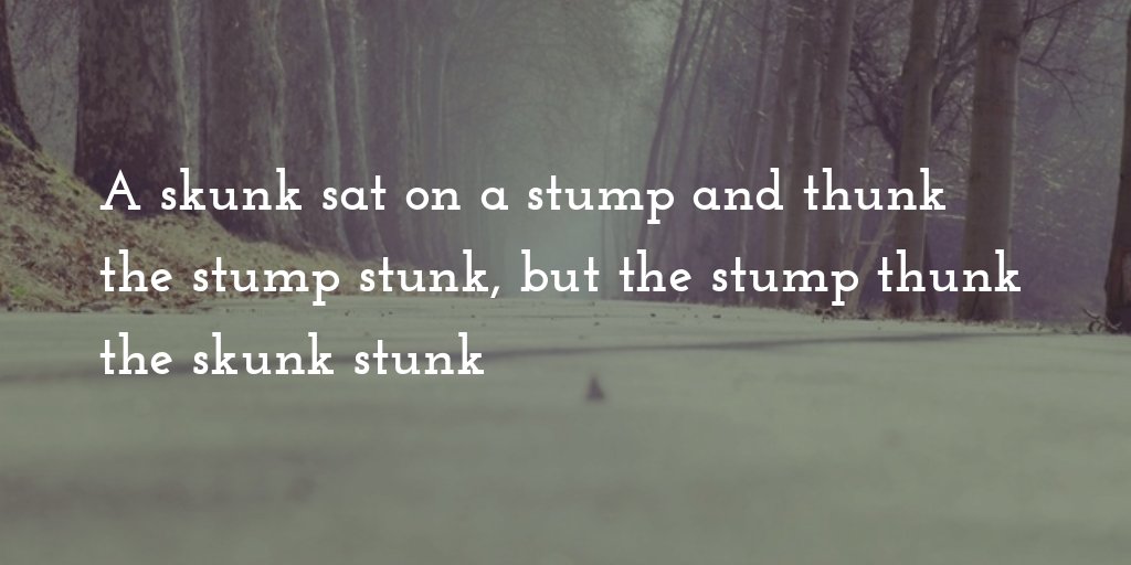 learndost's tweet image. tongue twister-