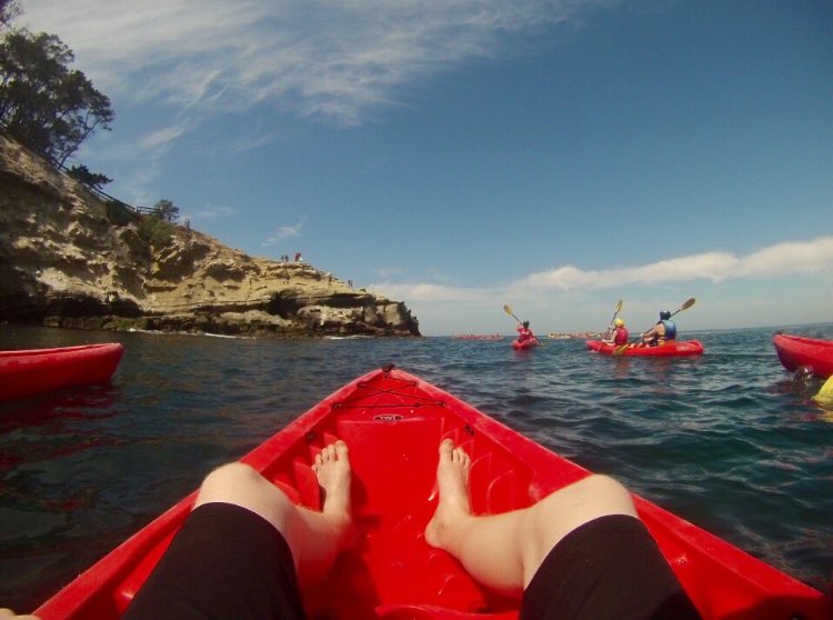 GoProGoals's tweet image. Kayaking in San Diego, California