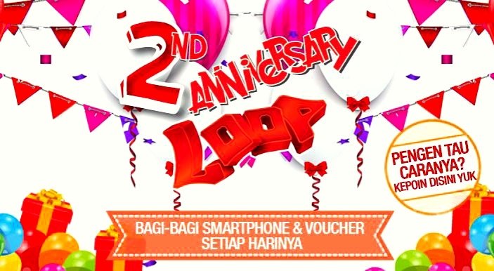 LoopStation_YK's tweet image. Ayo ramaikan &amp;amp; ikuti program bagi2 hadiahnya. cek post2 kta loopers #loopcorner4 #loopstationyk #ultahloop @LOOP_ID