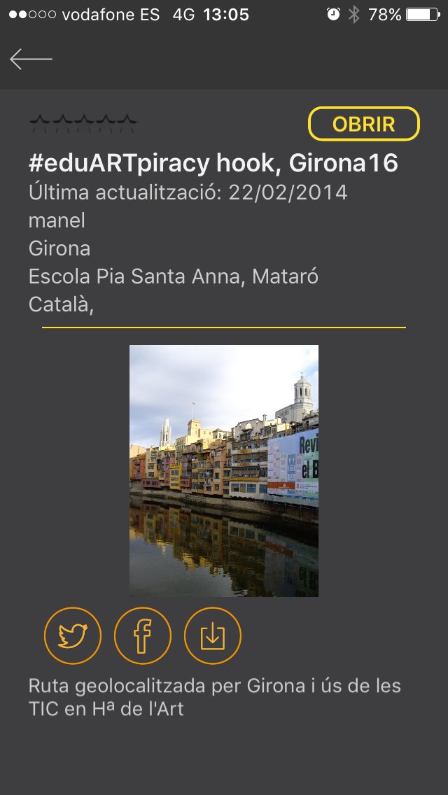 ManelTrenchs's tweet photo. #eduARTpiracy hook Girona 2016 ready
#edtech activity out of class
Using @eduloc_info @Socrative @RemindHQ @twitter https://t.co/dYaOfXVs9e
