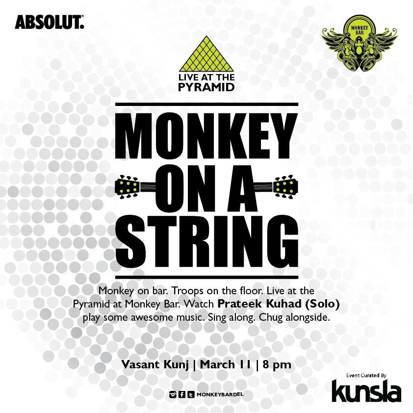 wearekunsla's tweet photo. Live At The Pyramid - This Friday - Prateek Kuhad(Solo) - 8pm Onwards - Monkey Bar Vasant Kunj #kunsla #monkeybardel https://t.co/7opRjgZUny