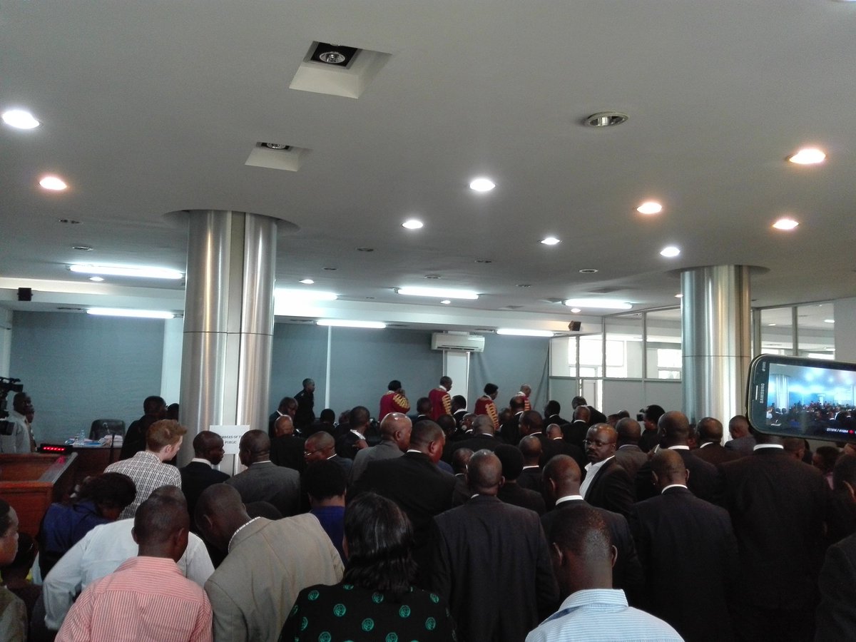 Court will reconvene at 12:00 noon. #UgPetition16