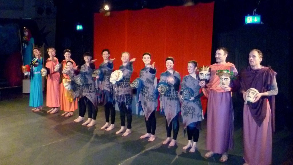 A fantastic end to our run yesterday, thanks <a href="/beatricecolbran/">BEATRICE COLBRANT</a> for this photo of our last curtain call #sweaty