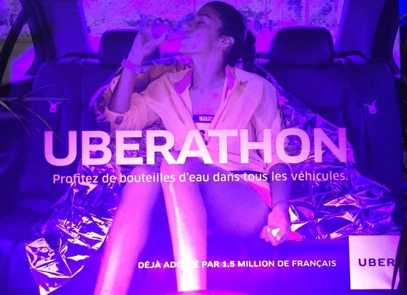 Laurent_Chance's tweet photo. #Uberathon Nouvelle campagne publicité pour @UberFR par la talentueuse @marcelagency. (cc MarathonMan @faribeault) https://t.co/FmZTyTTw2N