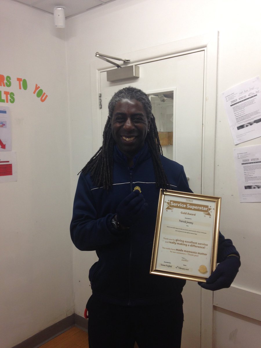 Well done Patrick!! #goldservicesuperstar @Doyle123mac <a href="/be_becki/">Beckie Berri</a> <a href="/willjhudson/">will hudson</a> <a href="/dottygibbo/">Ria Gibbons</a>