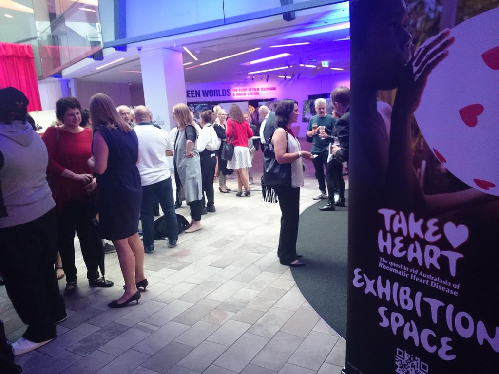 BupaAustralia's tweet photo. Tonight we're at the @TakeHeartMovie premiere in Melbourne! @ACMI @Fed_Square #rhdprevention #takeheartmovie https://t.co/UPGaaQtNIm