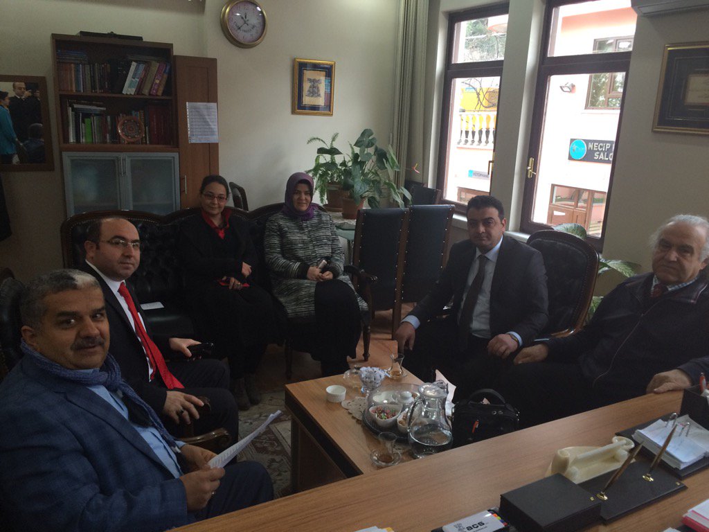 Çağrı Kolejinde dostlar ve eğitimci arkadaşlarla...