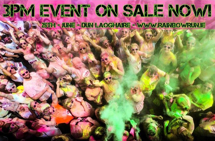 TheRainbow_Run's tweet photo. ***1-DAY-MEGA-SALE!***
***3PM EVENT TICKETS ON SALE
Tickets - https://t.co/LqgvJGN7Lz https://t.co/H9DbaTPtOV