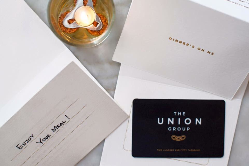 uniongroupjkt's tweet photo. Treat someone to a great meal at any of our trusted establishments with our new Gift Card. Available for purchase! 💳 https://t.co/VfVZ33o5Tn