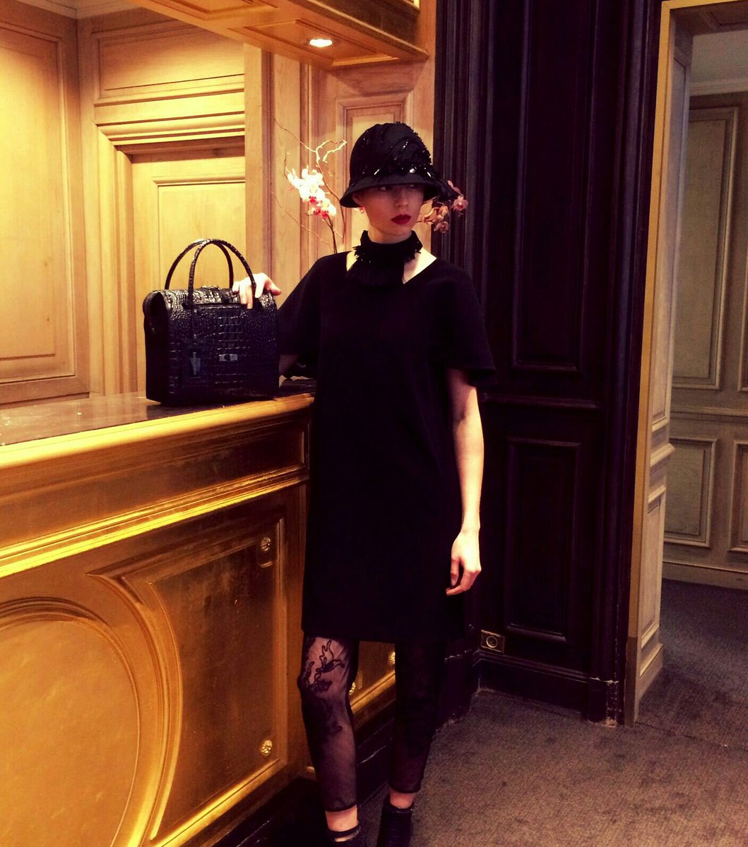 Checking out in style..a la prochaine Paris.
#BASILSODA RTW FW 16/17.