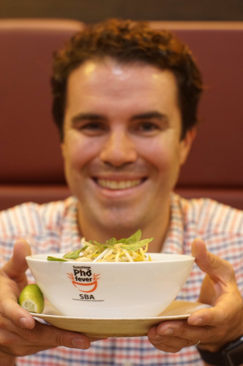 TimWattsMP's tweet photo. Pho your information - #sunshine3020 is the place to be for unbelievably good pho @SunPhoFever @SunshineBusAssn https://t.co/cbw4atib6g