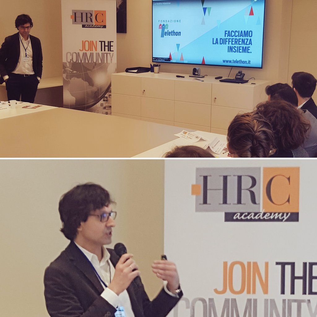HRC_Community's tweet photo. Daniele Eleodori ci racconta #HRstyle @Telethonitalia 69% #donne #cultura #passione #motivazione #HR #HRCdigiovedi https://t.co/6hPcg6Ns6D