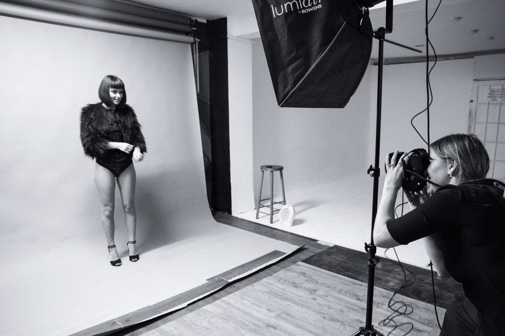DistinctLondon's tweet photo. Behind the scenes from yesterday's amazing shoot with some incredible ladies https://t.co/Sr8vENEOAn