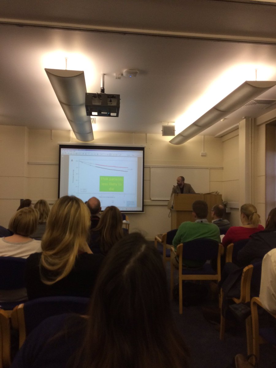 Hyponatraemia's tweet photo. Prof Hardman presents the Wigmore paper.  Time for TIVA? https://t.co/WkN5LhlP2w
