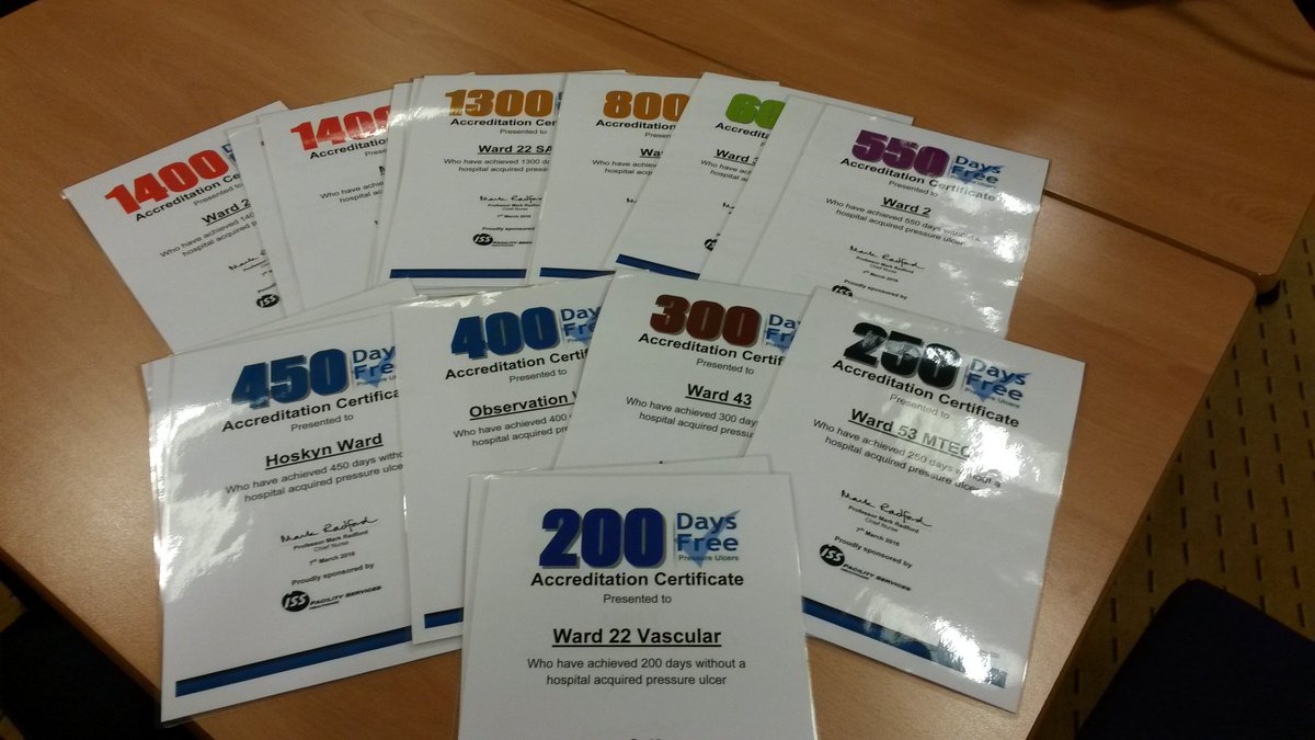 TVN_UHCW's tweet photo. Lots of #100daysfree certificates ready for later today #proudtobeauhcwnurse #stopthepressure https://t.co/ds52Q8XSEj