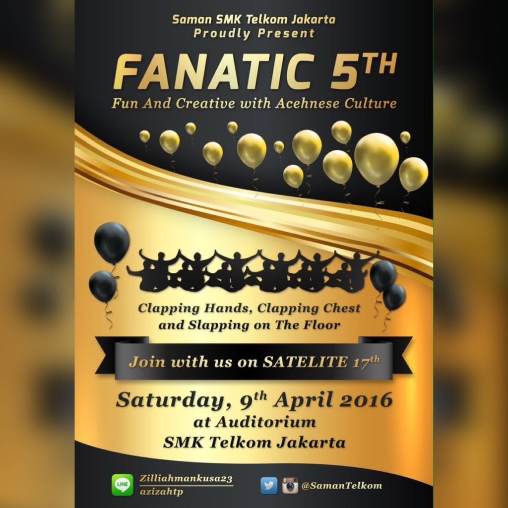 Ayok segera daftarkan tim saman kalian di fanatic 5th| 9 april 2016 <a href="/RatohJaroe/">Ratoh Jaroe (SAMAN)</a> <a href="/EventJakartaCom/">Event Jakarta</a> <a href="/rumohbudaya/">Rumoh Budaya- ISAKA</a>