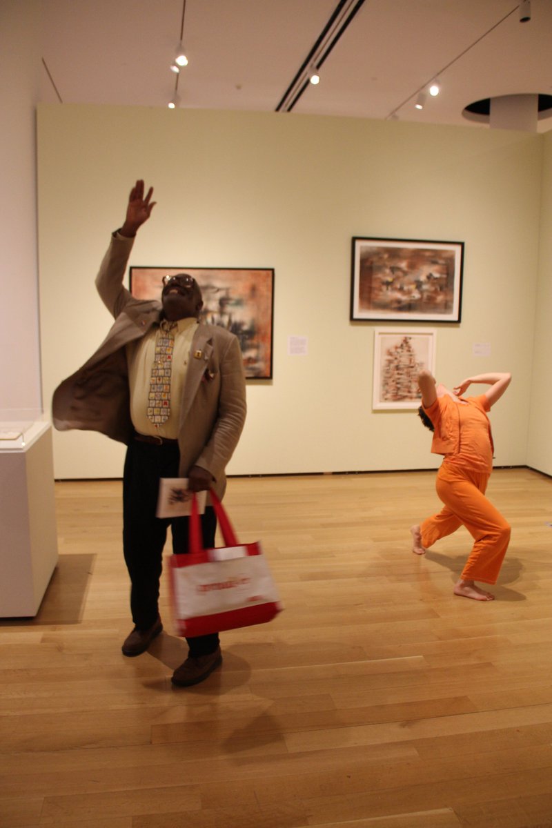 GraffitoWorks's tweet image. Even those in attendance @PAFAcademy joined in the dance and celebration of Norman Lewis work and life