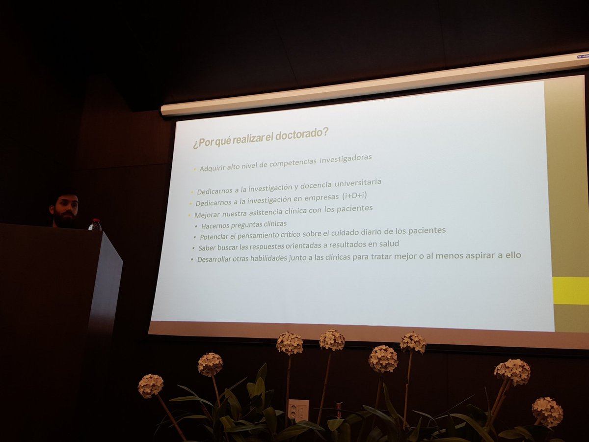 ¿Porque realizar el doctorado? Con él adquirimos el máximo nivel de competencias investigadoras #IJornadasTO