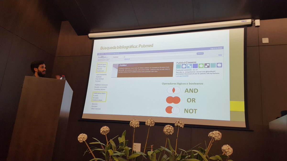 Gracias a esta ponencia ya nos queda algo mas claro como investigar en PubMed #IJornadasTO