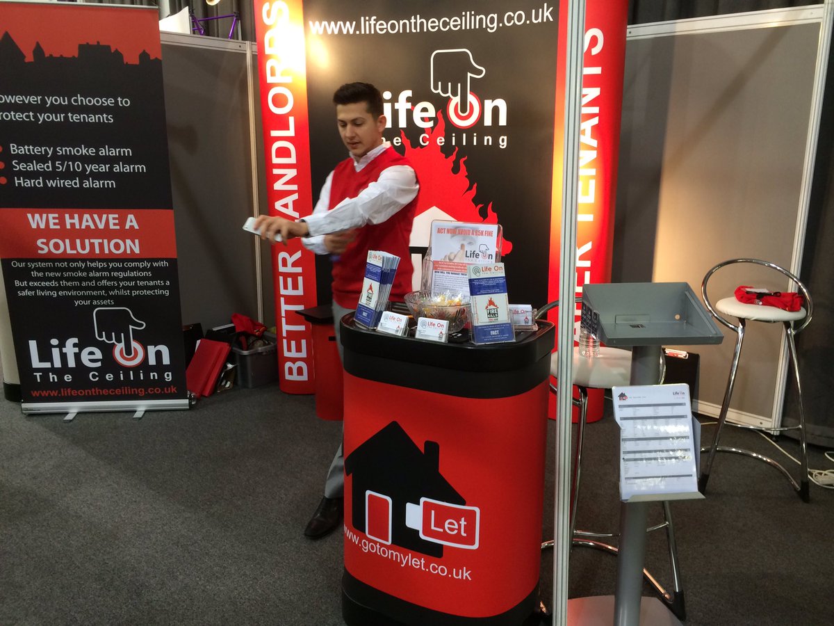 Ready for day 2 of the #Landlords &amp; #Lettings show at the Barbican, Hall 2, London. Come down and see us!!