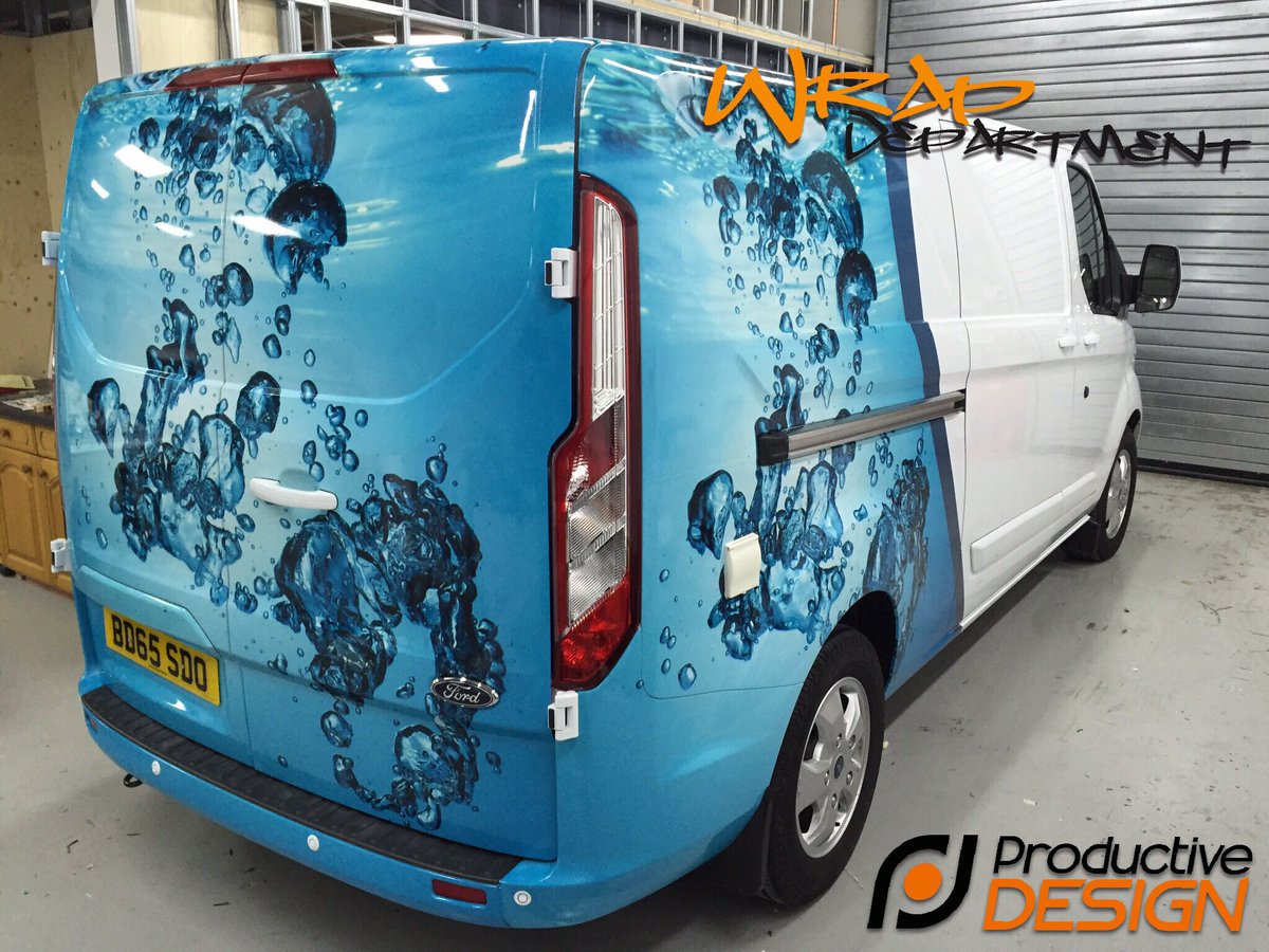 A powerful partial wrap completed with #@3MWrapsUK material #vanwraps #3MWraps