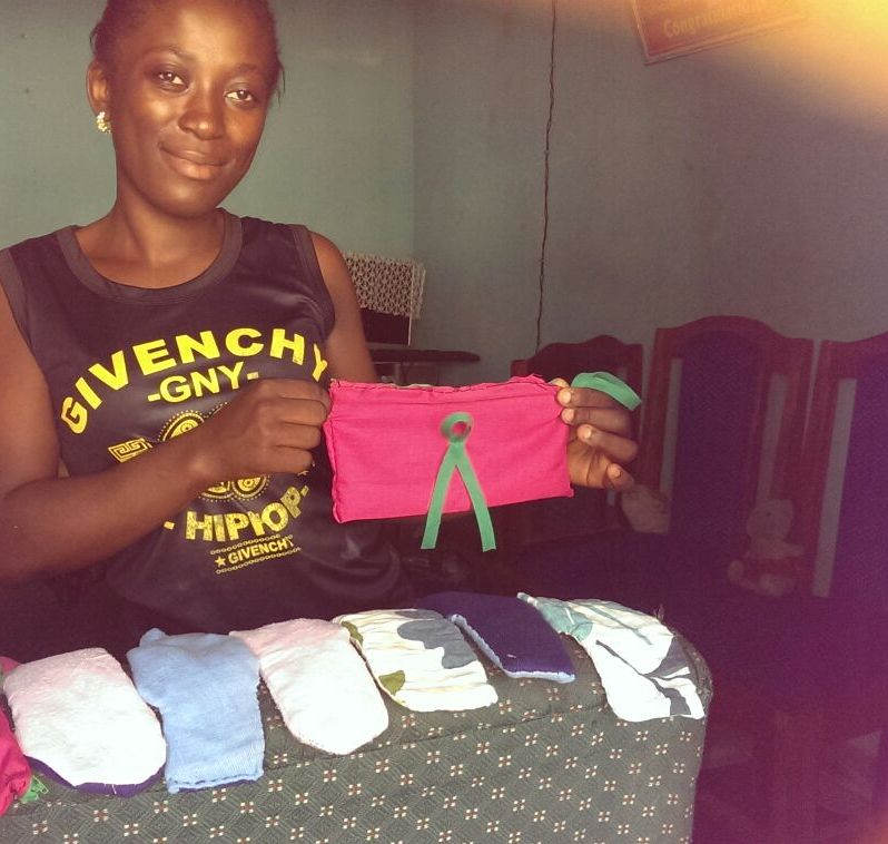 helping girls stay in school and empowering women in Cameroon through menstruation education and re-usable pads