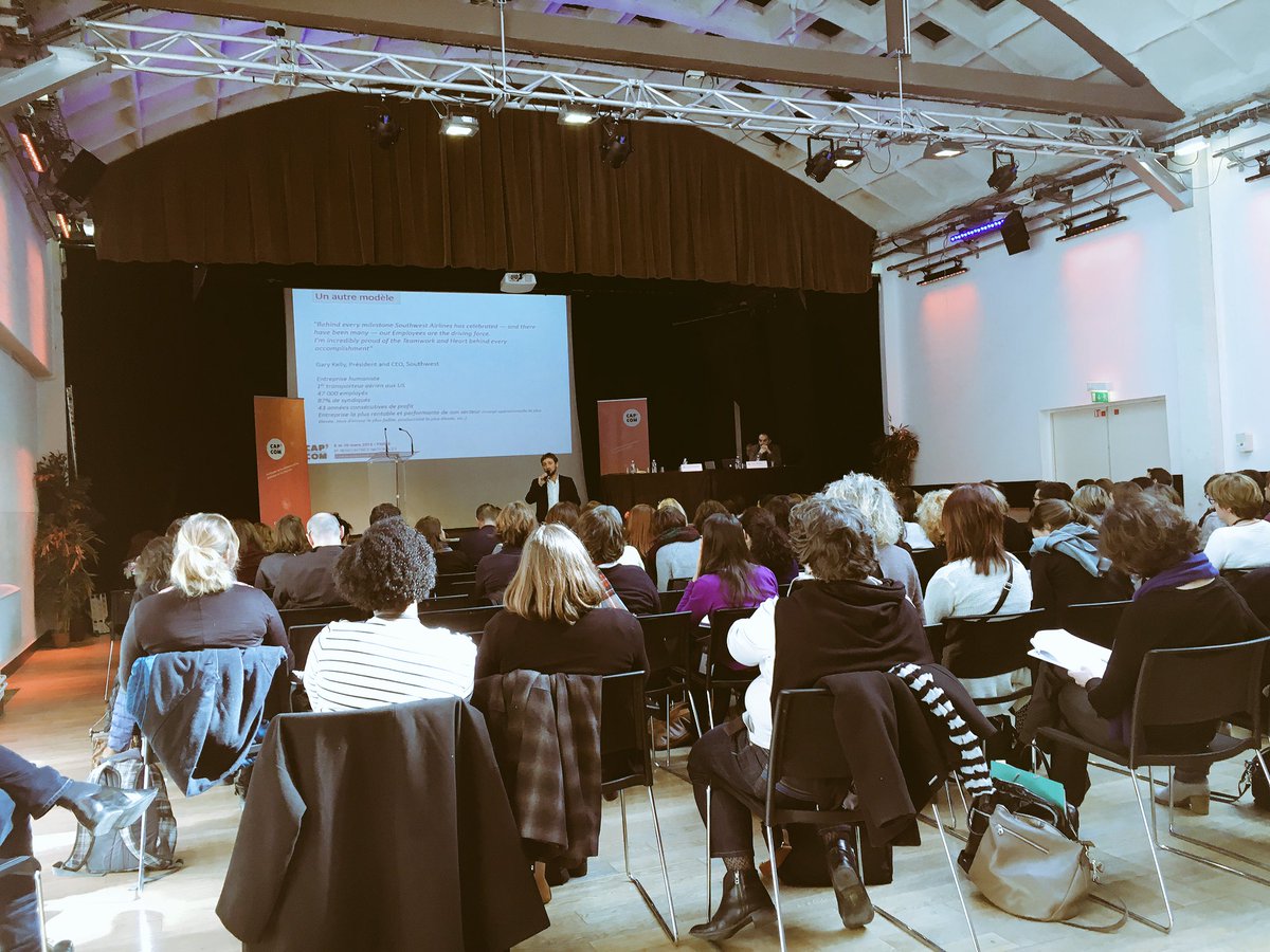 fbonnetain's tweet photo. "Le bonheur au travail est un levier de performance de l'entreprise" @David_Lerebours #cominterne rencontre @cap_com https://t.co/pqsZMGABJj