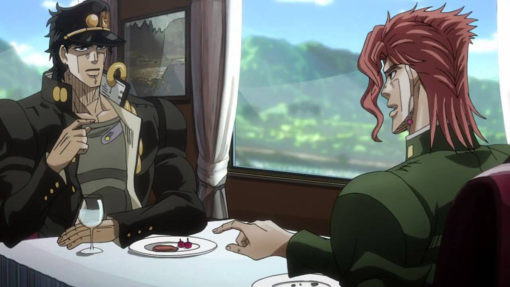 Jotaro x Kakyoin  Jojo anime, Jojo bizzare adventure, Jojo