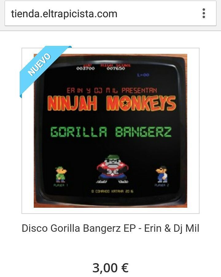 comandokatana's tweet photo. Hazte ya con tu copia física de #GORILLABANGERZ EP a través de nuestra tienda online https://t.co/wbjZtiSstw !! (EN… https://t.co/6SX4TVdo0I