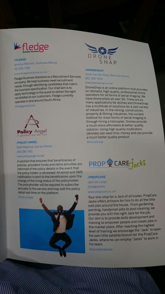 StartupGrindCPT's tweet photo. Some of the awesome #Startups featured at #SBTechShowcase tonight. https://t.co/iJDx1jbGbv