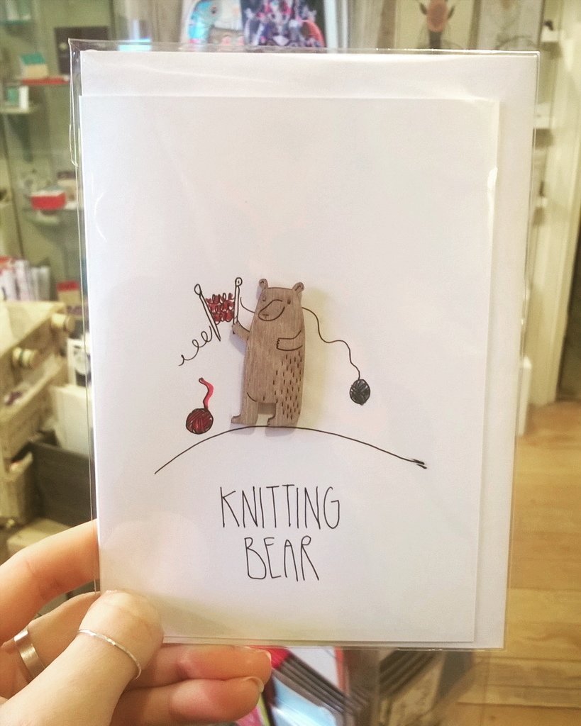 HandmadeNotts's tweet photo. Delivery from @upsydaisycraft including new cards! #knittingbear #knitting #bear #handdraw… https://t.co/3FYEbC9wrp https://t.co/V0iUULMOd1